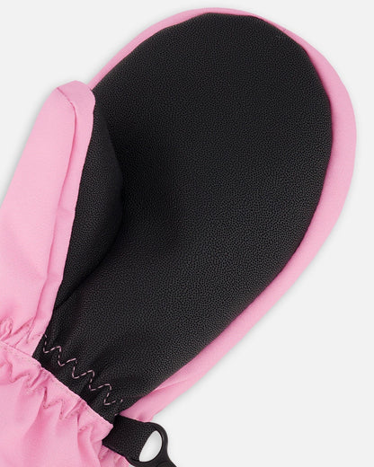 Mouffles d'hiver rose bonbon