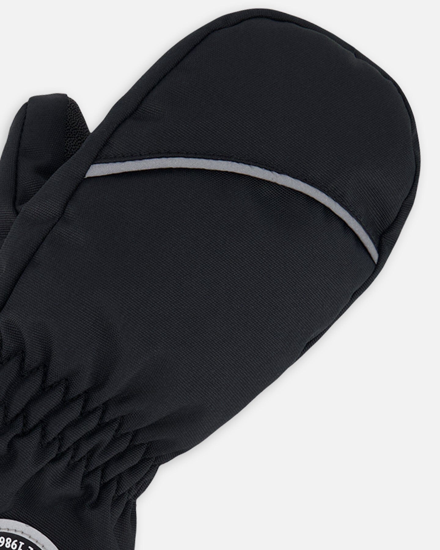 Moufle d'hiver motif noir