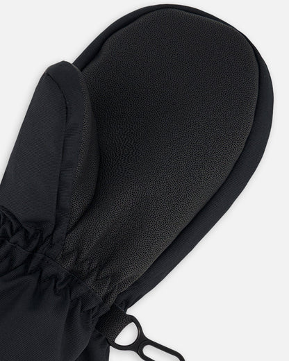 Moufle d'hiver motif noir