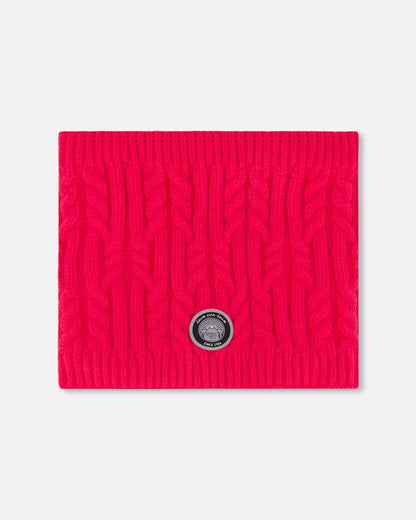 Lined Winter Neckwarmer Flash Coral