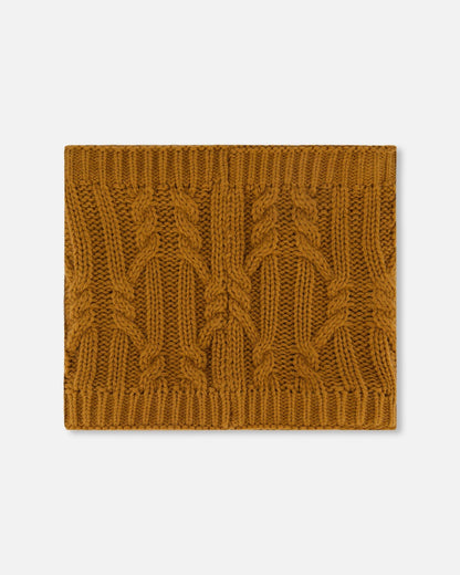 Lined Winter Neckwarmer Brown Sugar