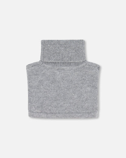 Turtleneck Neckwarmer Heather Gray