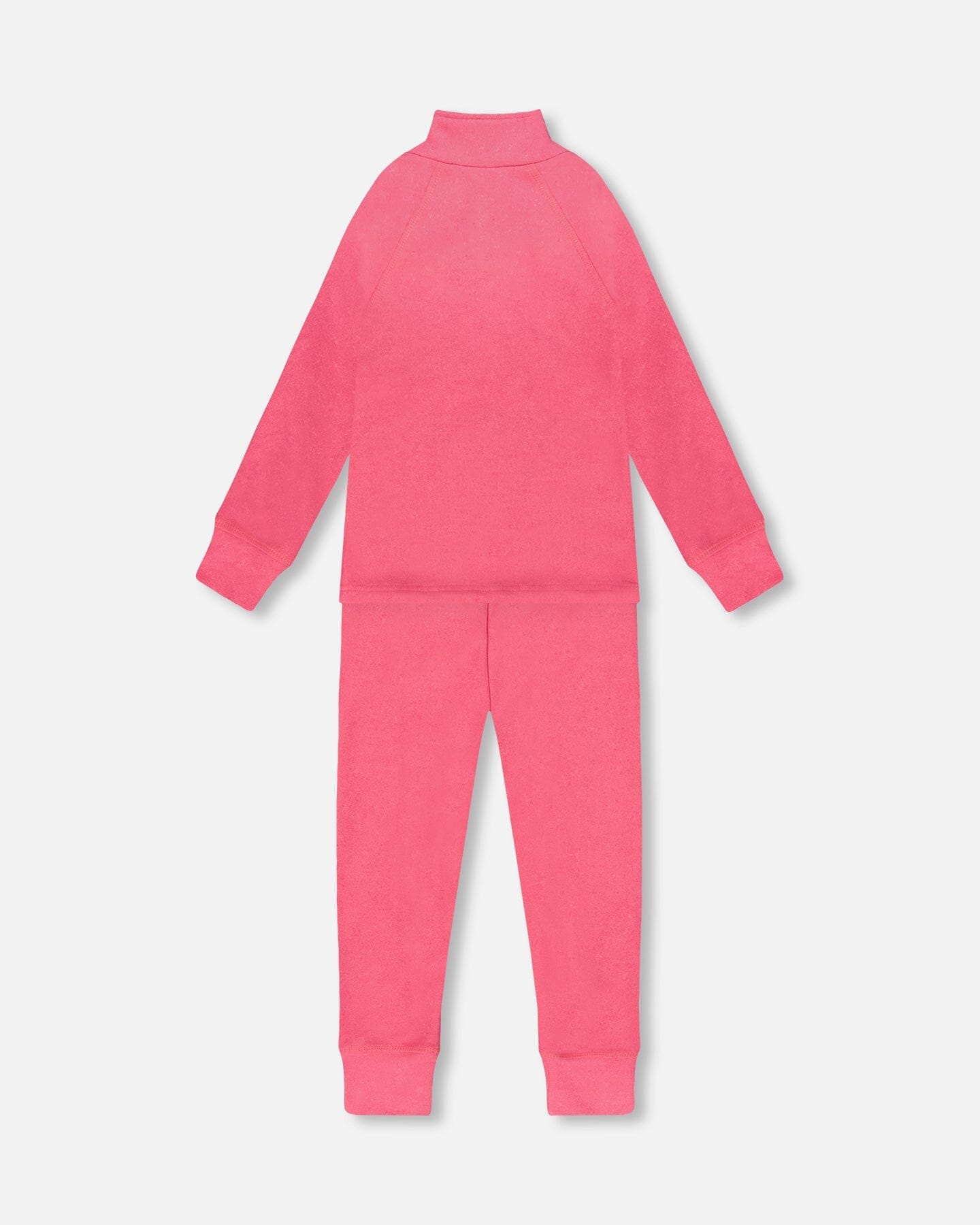 Ensemble de sous-vêtements thermiques deux pièces rose bonbon