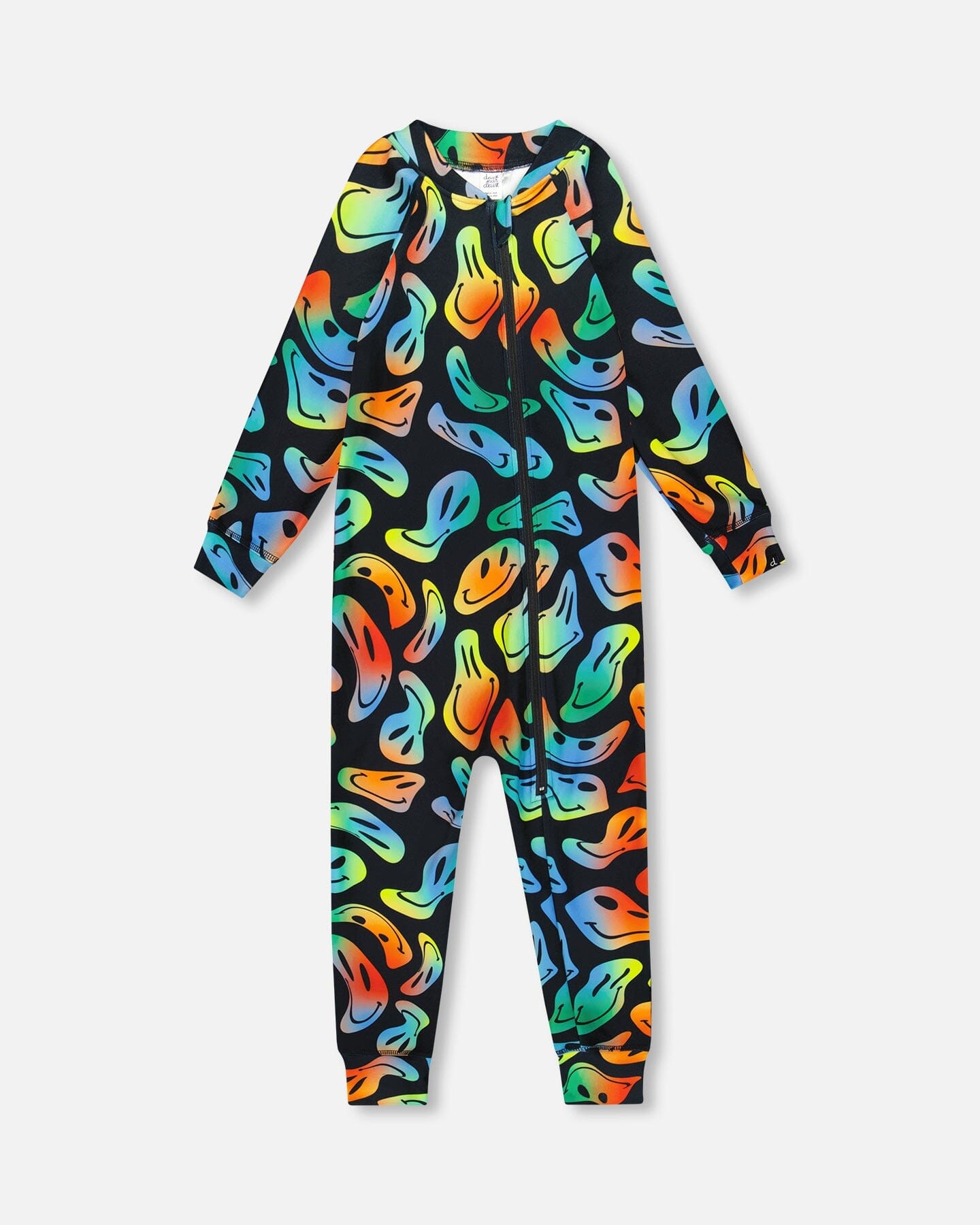 Sous-vêtement thermique une pièce motif Smiley garçon