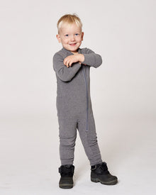 Sous-vêtements thermiques une pièce gris chiné foncé