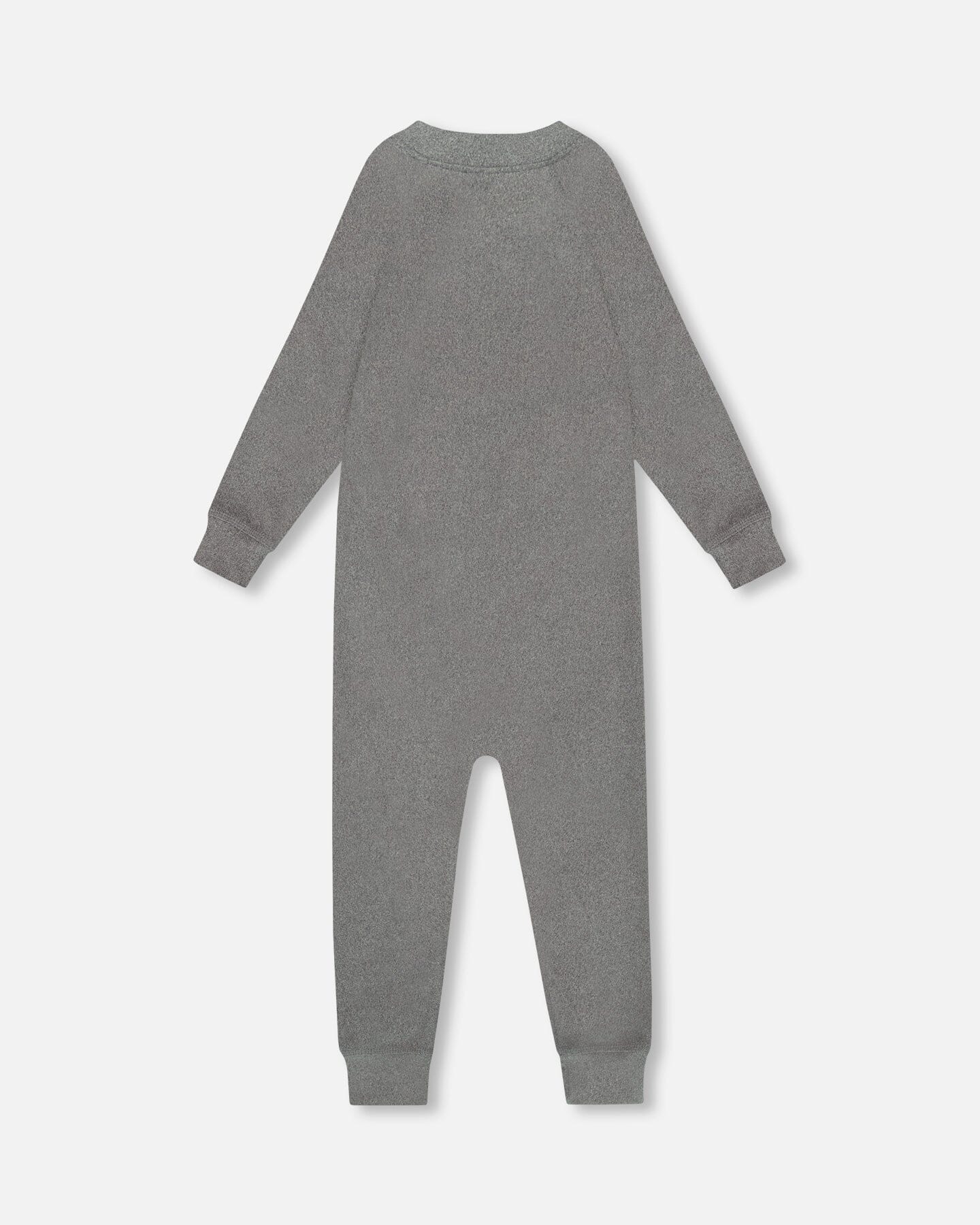 Sous-vêtements thermiques une pièce gris chiné foncé
