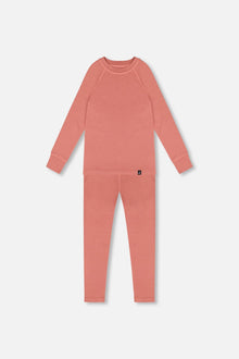 Merino Wool Base Layer Set Dusty Pink