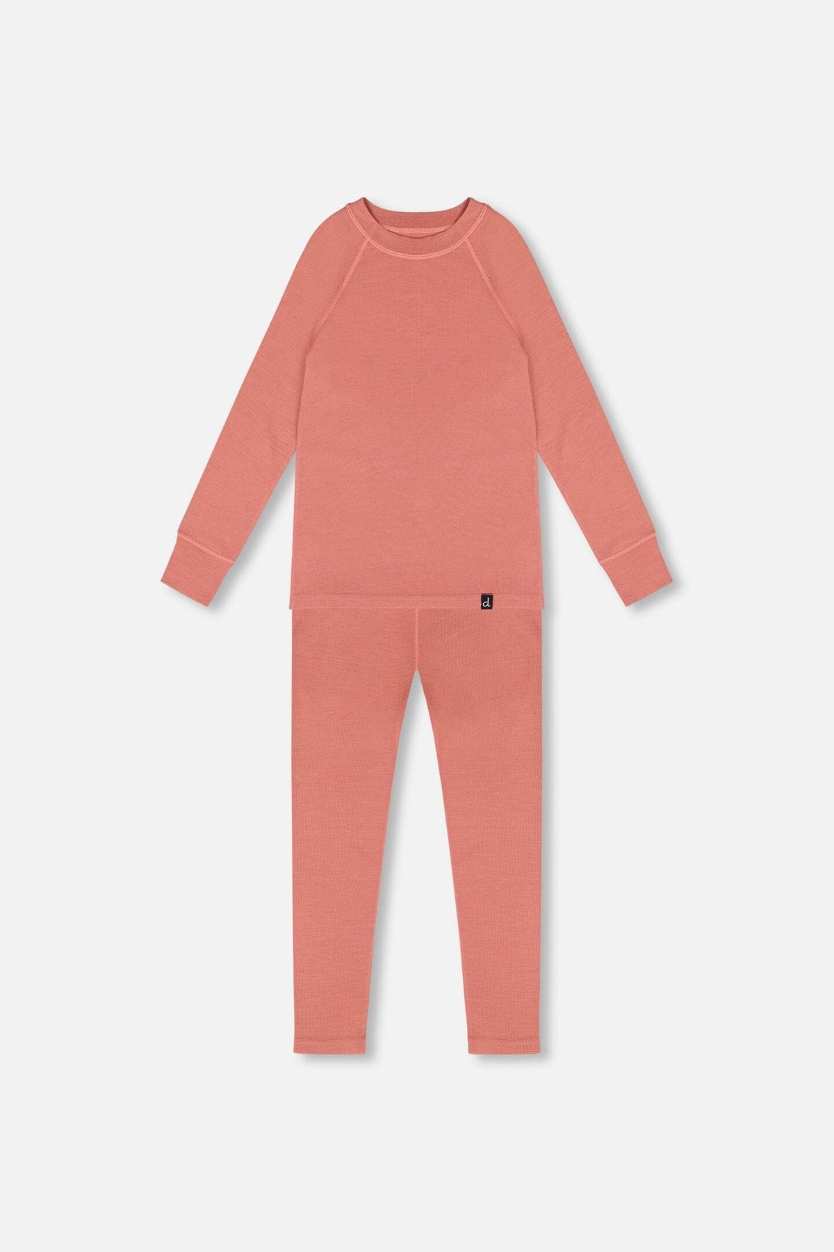 Merino Wool Base Layer Set Dusty Pink