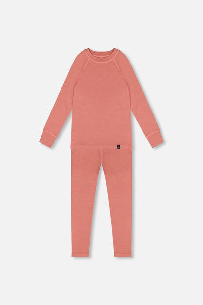 Merino Wool Base Layer Set Dusty Pink