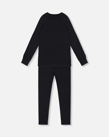 Merino Wool Base Layer Set Black