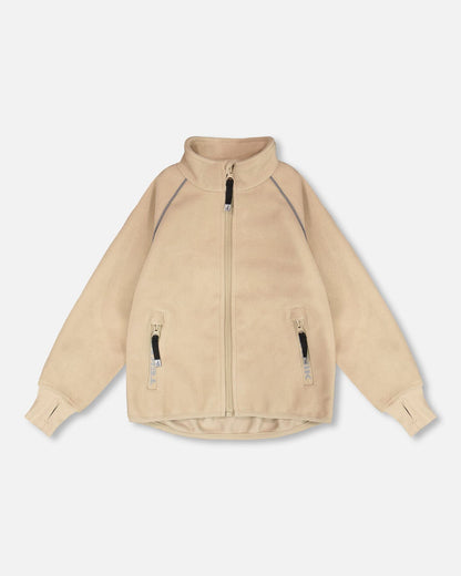 Veste Windfleece TEKNIK mi-saison beige
