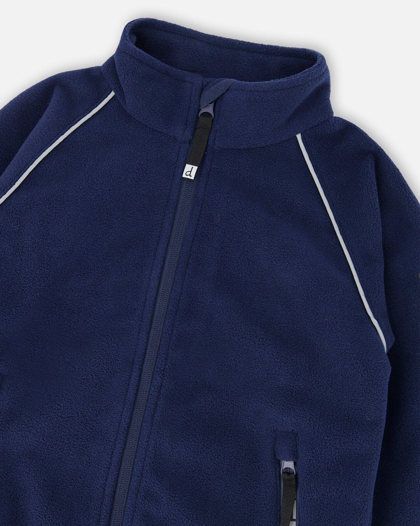 Veste mi-saison coupe-vent en polaire TEKNIK bleu marine