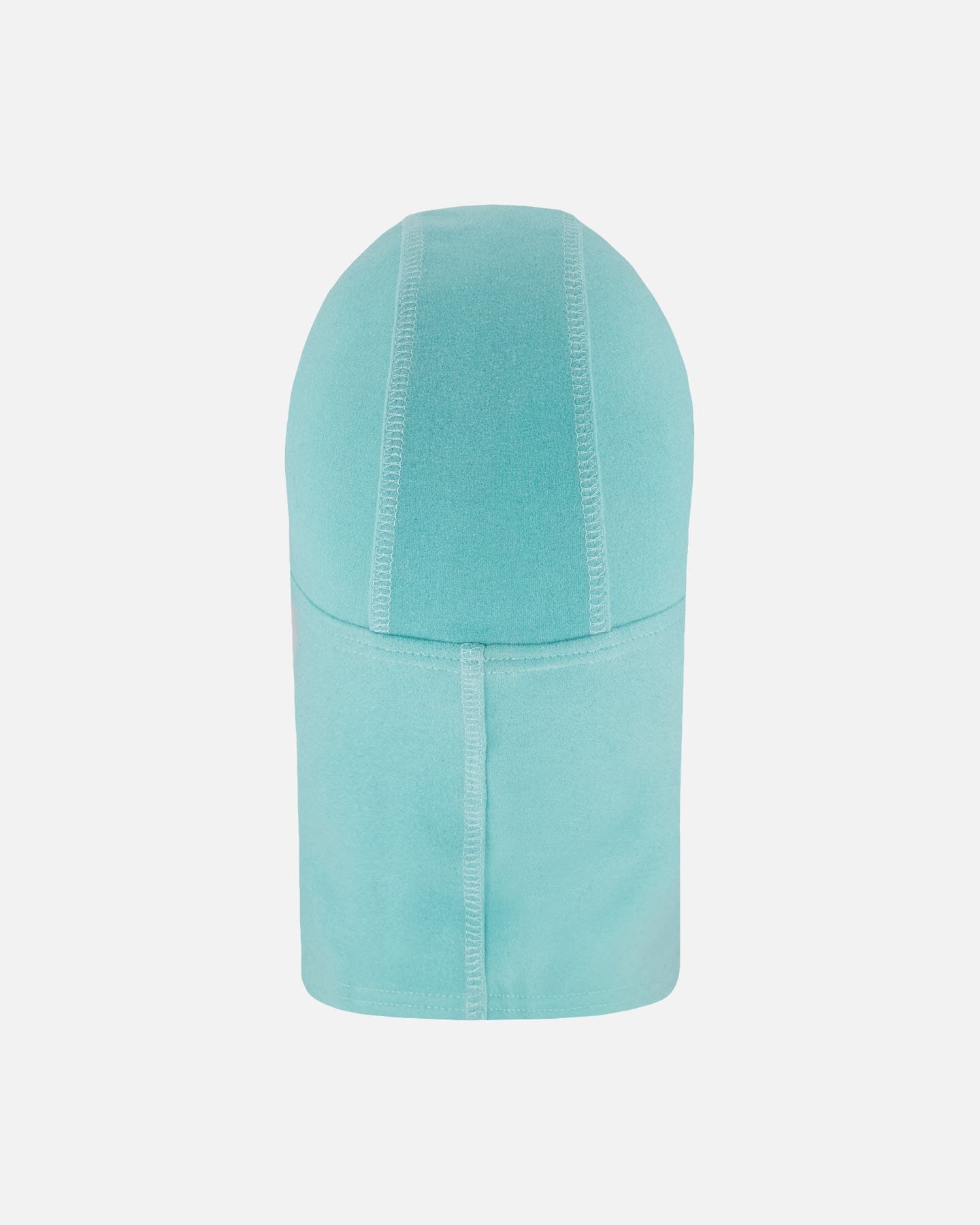 Cagoule en jersey brossé bleu turquoise