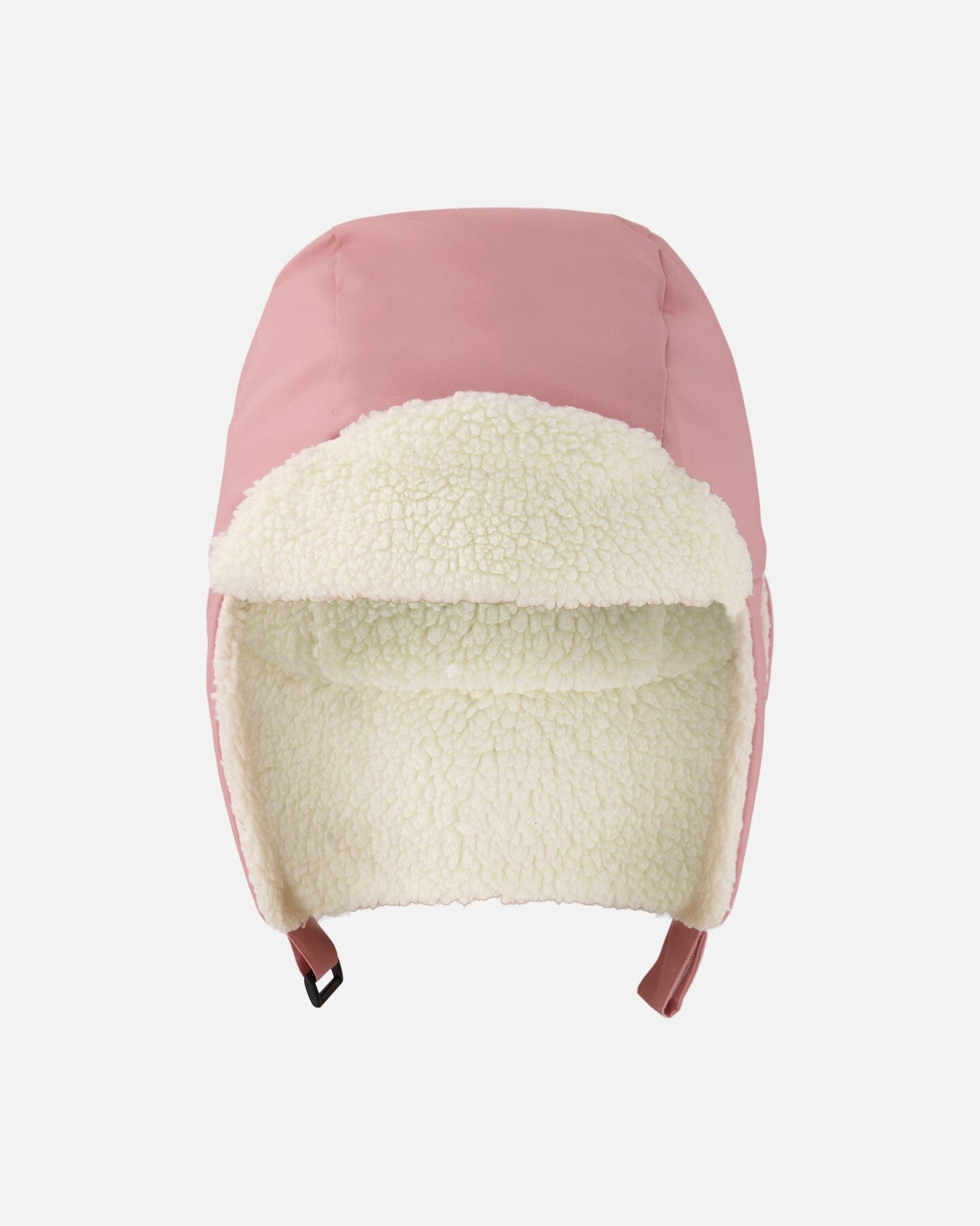 Chapka bébé doublée Rose poudré