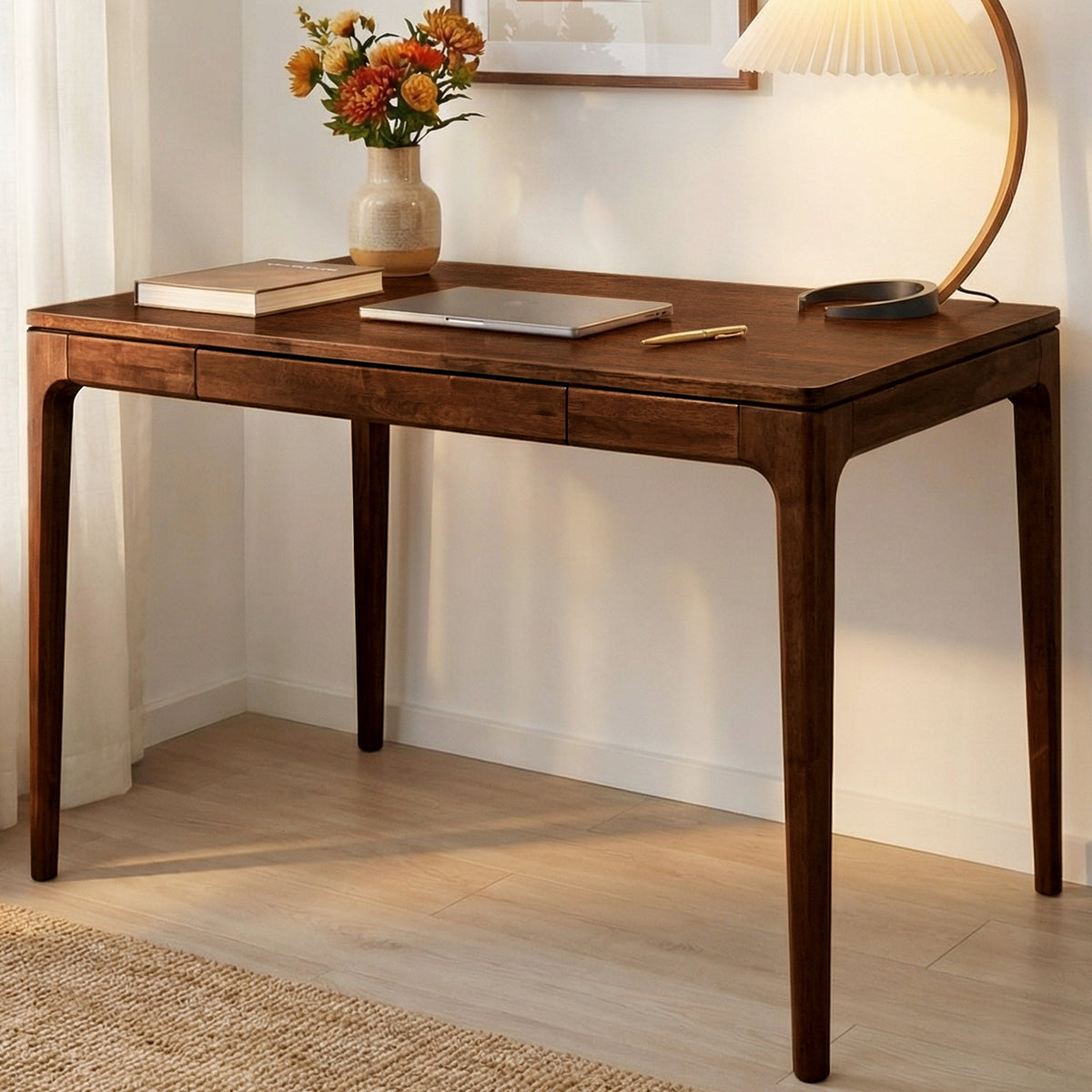 Wilma 48 Inches Solid Wood Desk