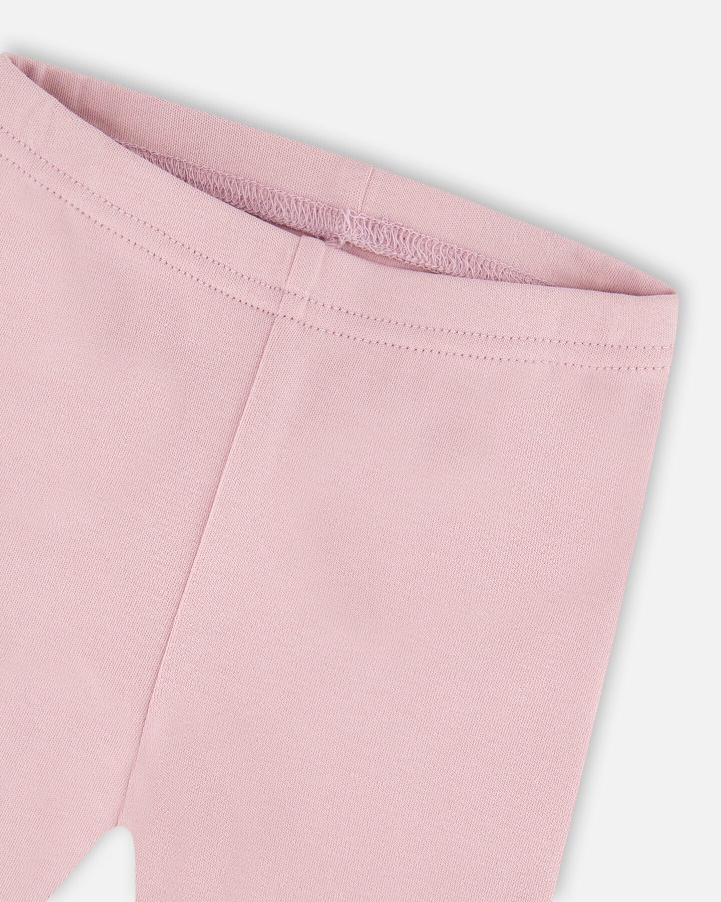 Ensemble Tunique Et Legging Bicolore En Coton Bio Violet Neutre