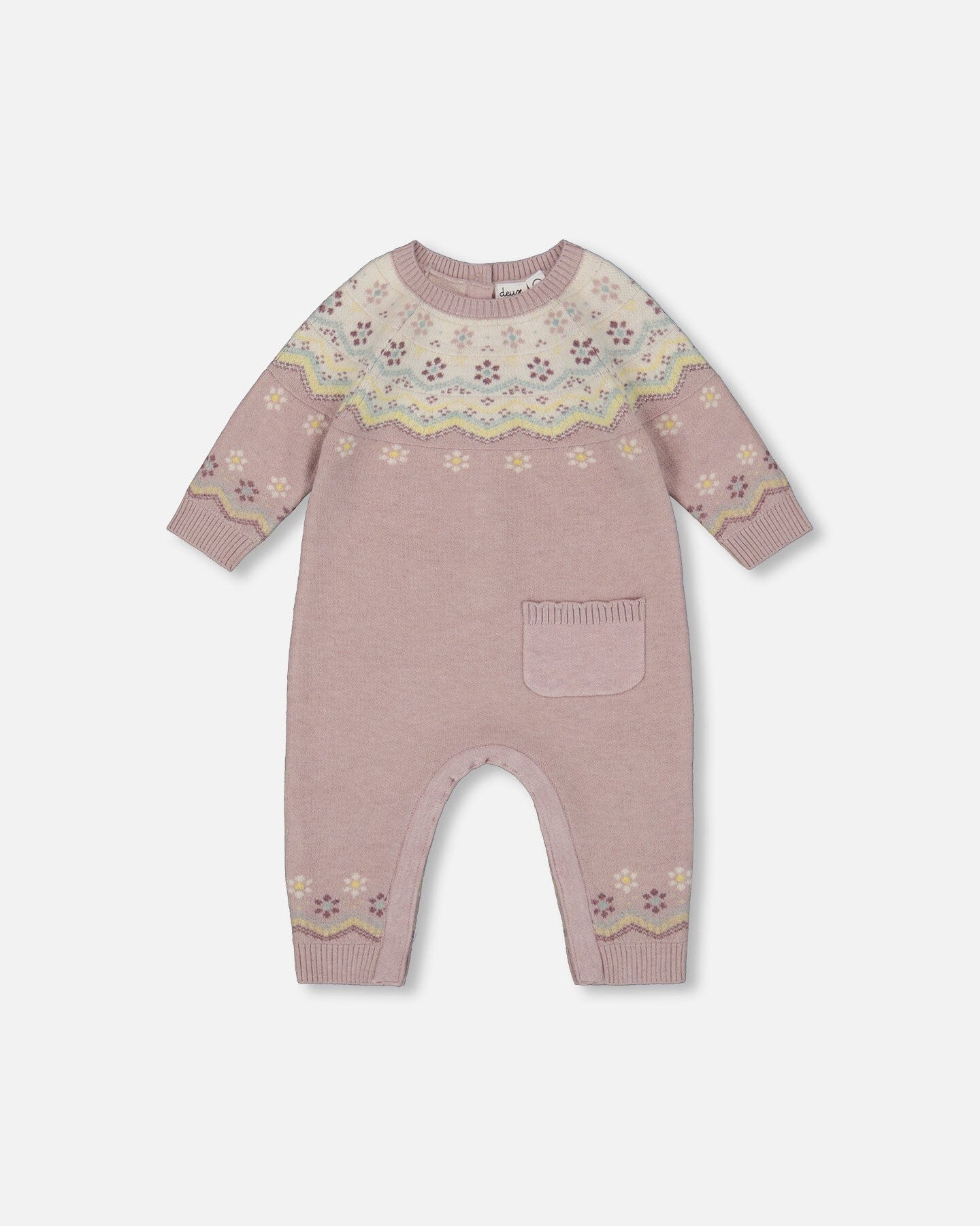 Combinaison tricotée Jacquard Lilas Souvenir