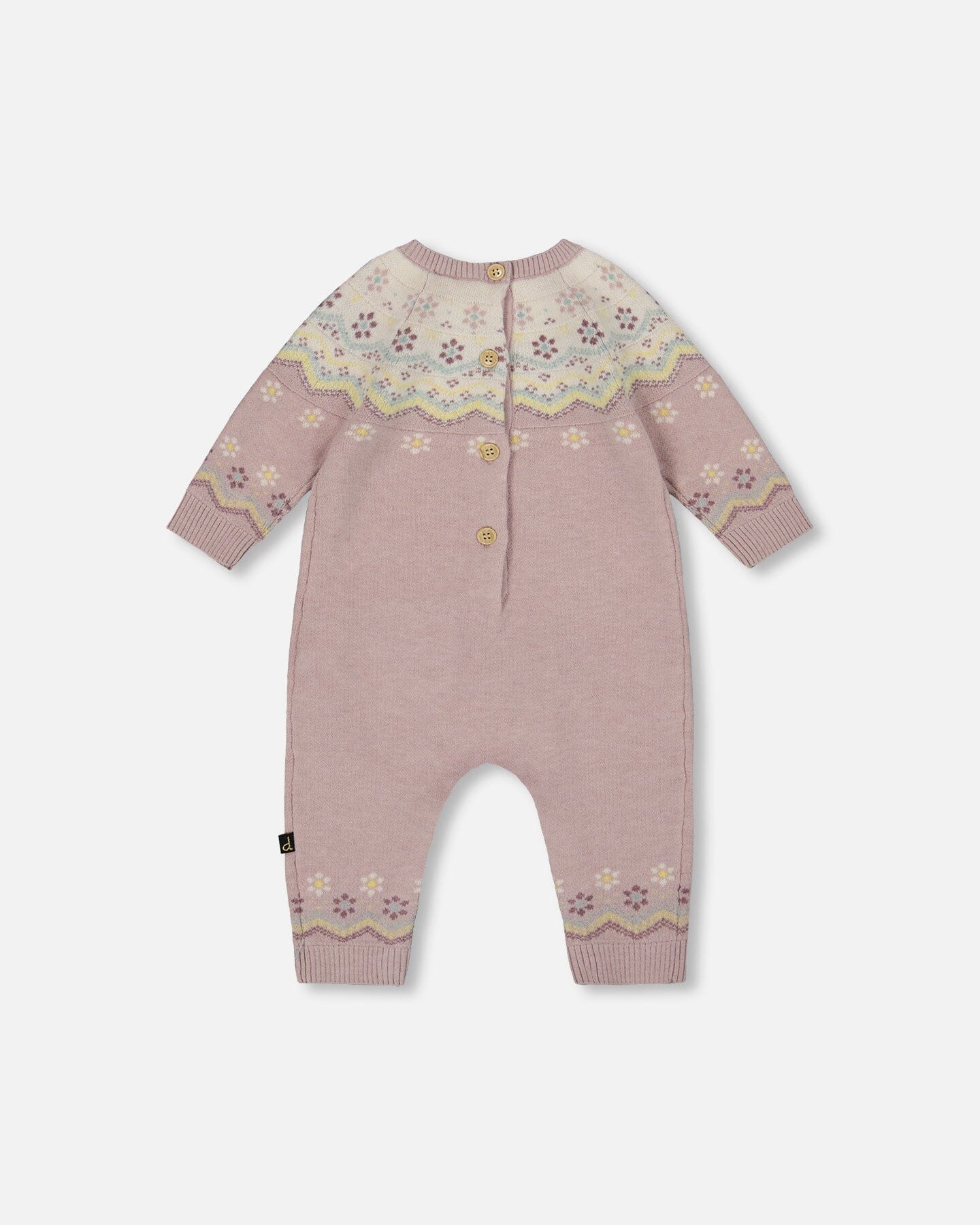 Combinaison tricotée Jacquard Lilas Souvenir