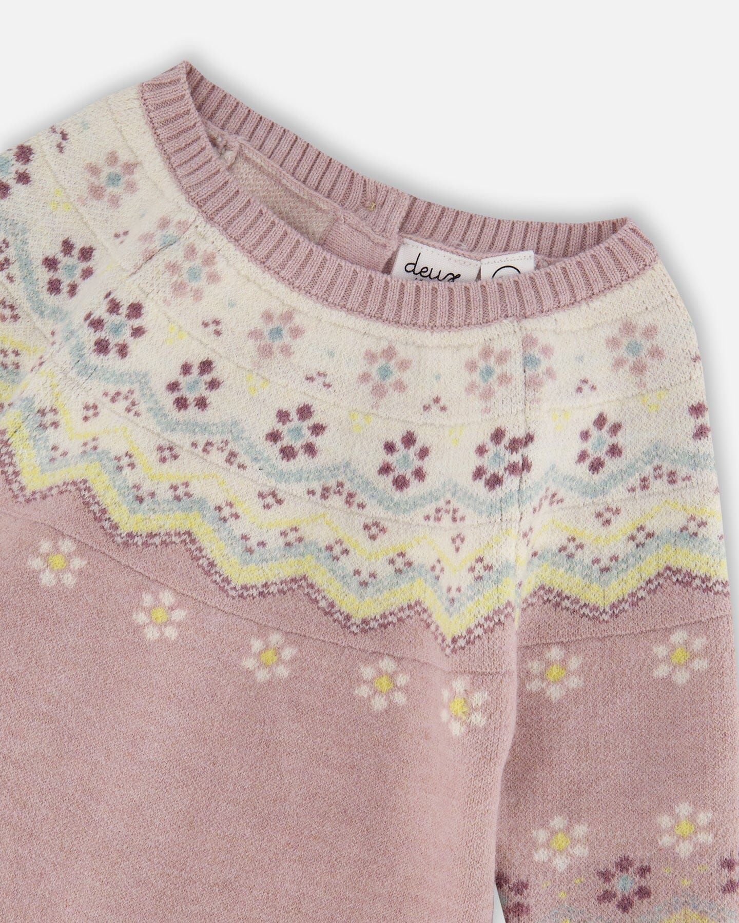 Combinaison tricotée Jacquard Lilas Souvenir