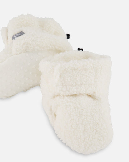 Pantoufles Sherpa Blanc cassé