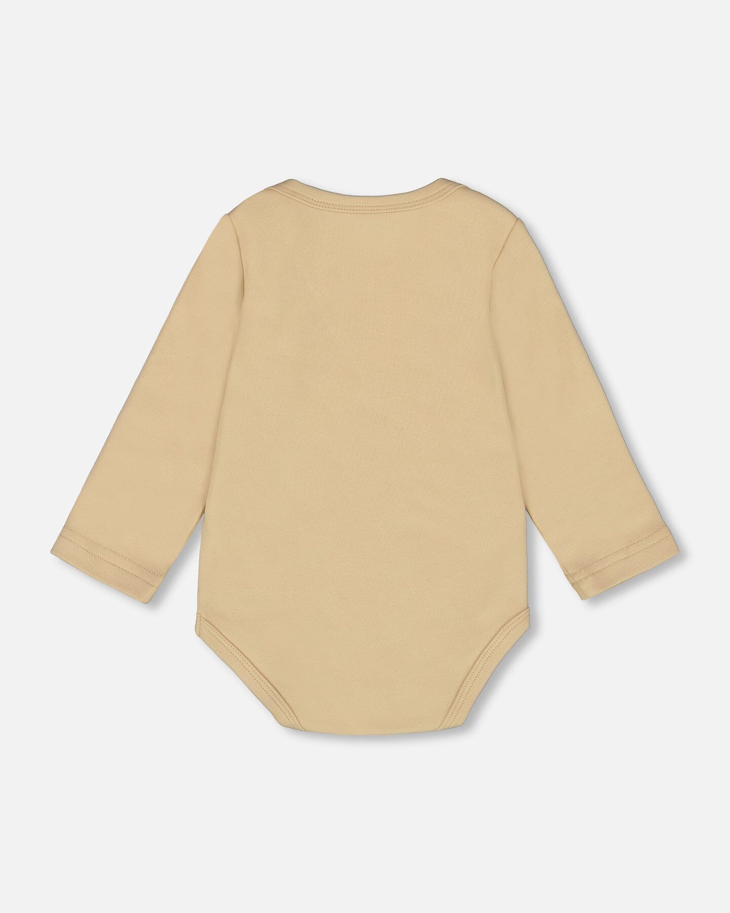 Grenouillère en coton biologique caramel clair