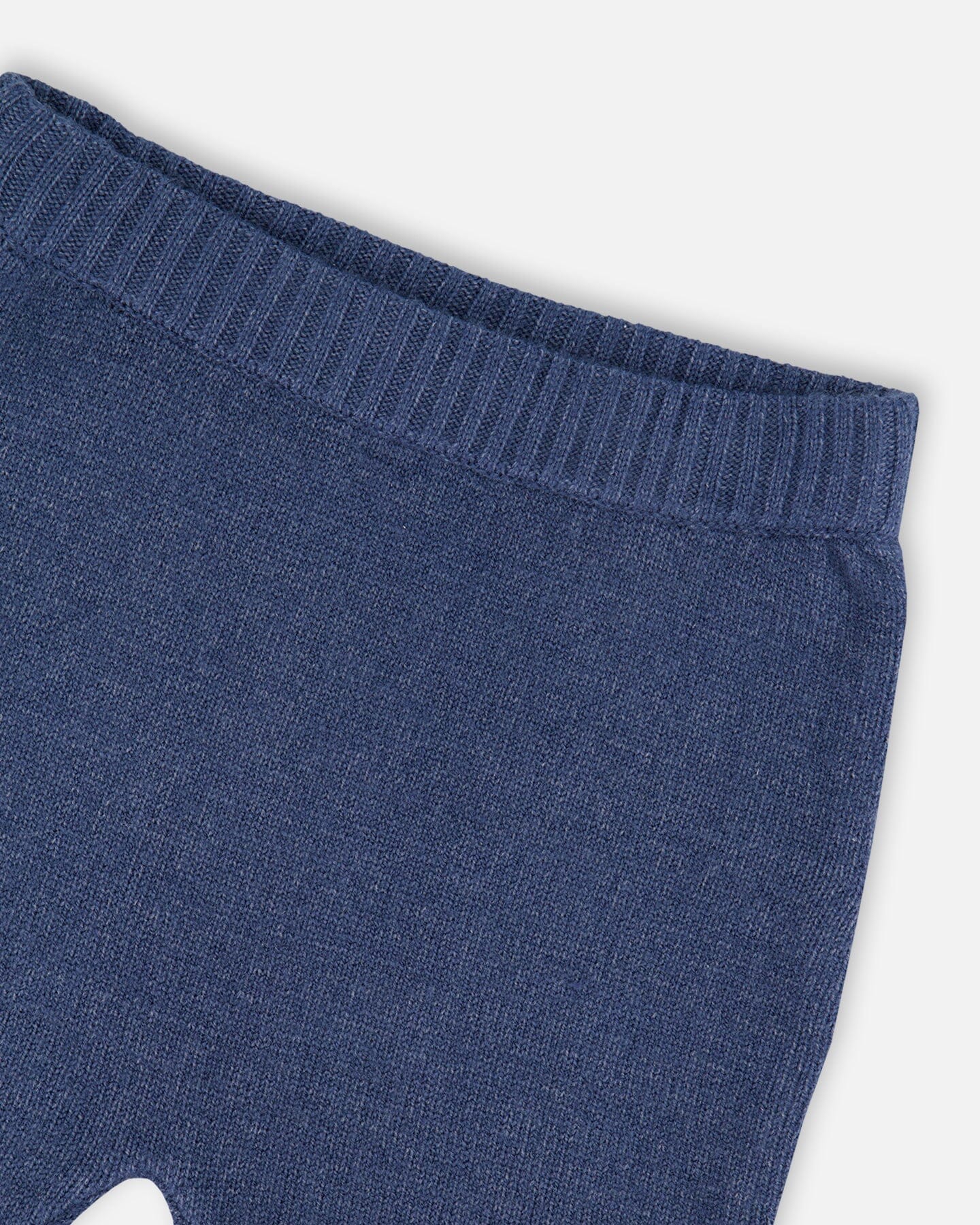 Knitted Jacquard Sweater And Pant Set Blue Gray With Bears