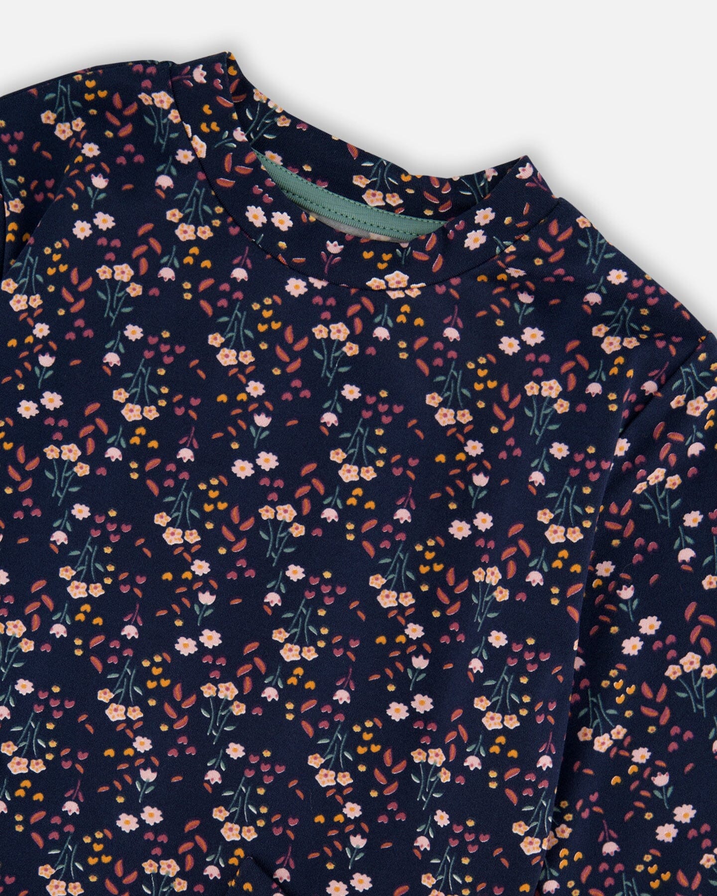 Ensemble Tunique et Legging Fleuri Bleu Marine
