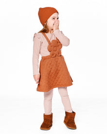 Robe Salopette Matelassée Mocha