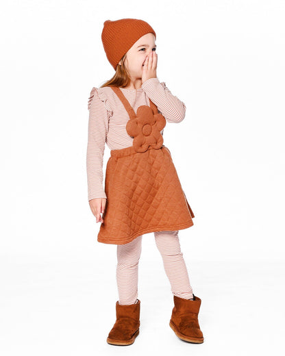 Robe Salopette Matelassée Mocha
