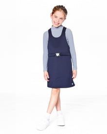 Robe Pull Milano Bleu Marine Avec Détail Boucle