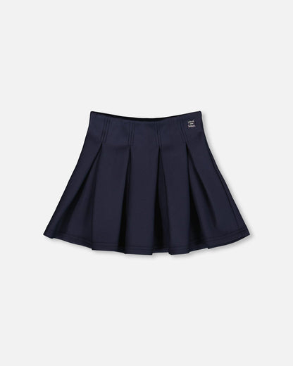 Jupe plissée Milano Bleu Marine