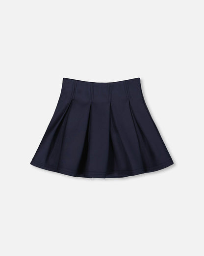 Jupe plissée Milano Bleu Marine