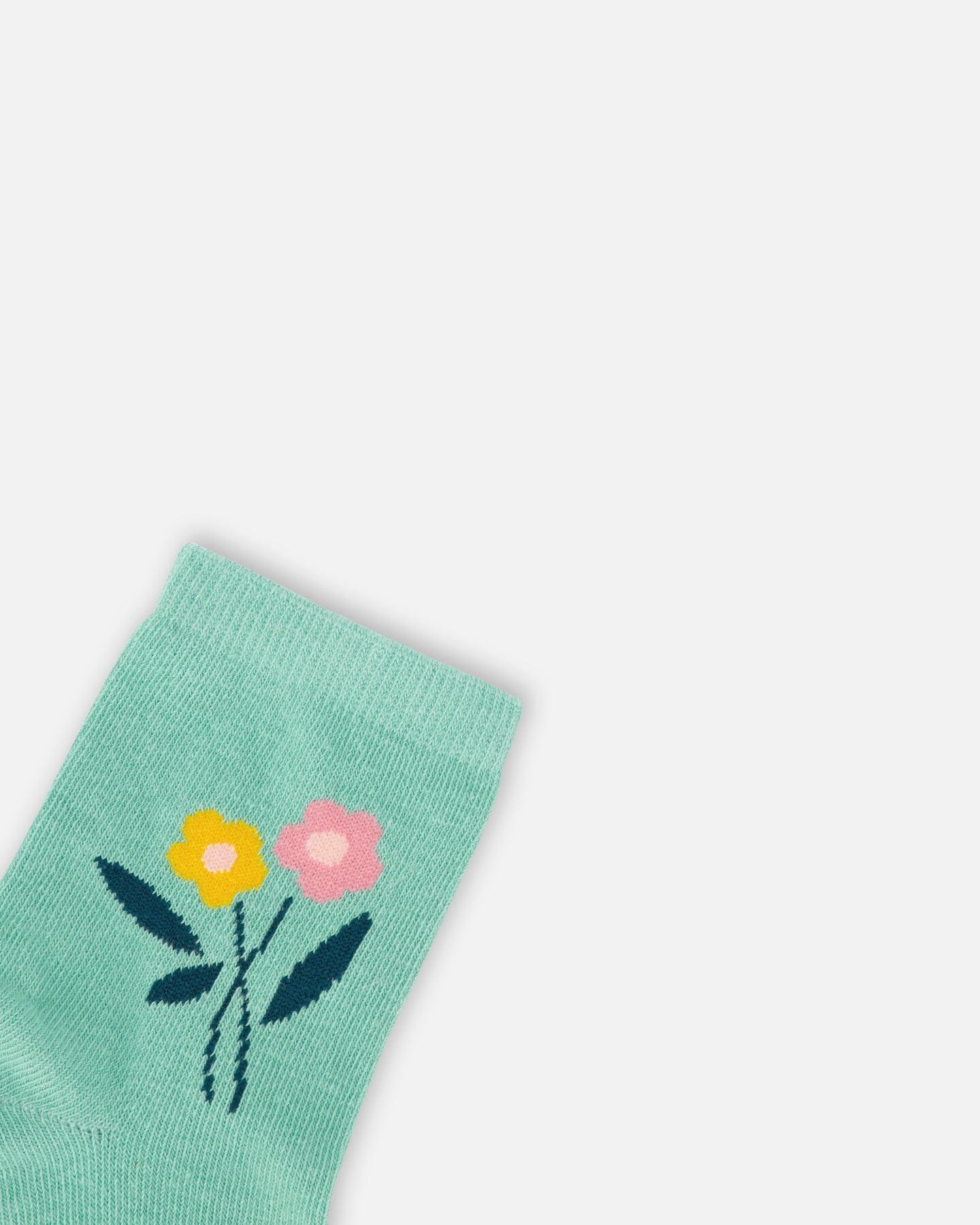 Chaussettes tricotées par lot de 3, roses et vertes