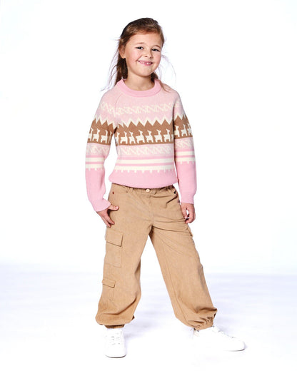 Parachute Corduroy Pants With Cargo Pockets Light Pecan Brown