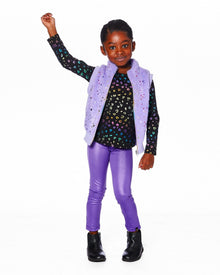 Legging Brillant Extensible Violet