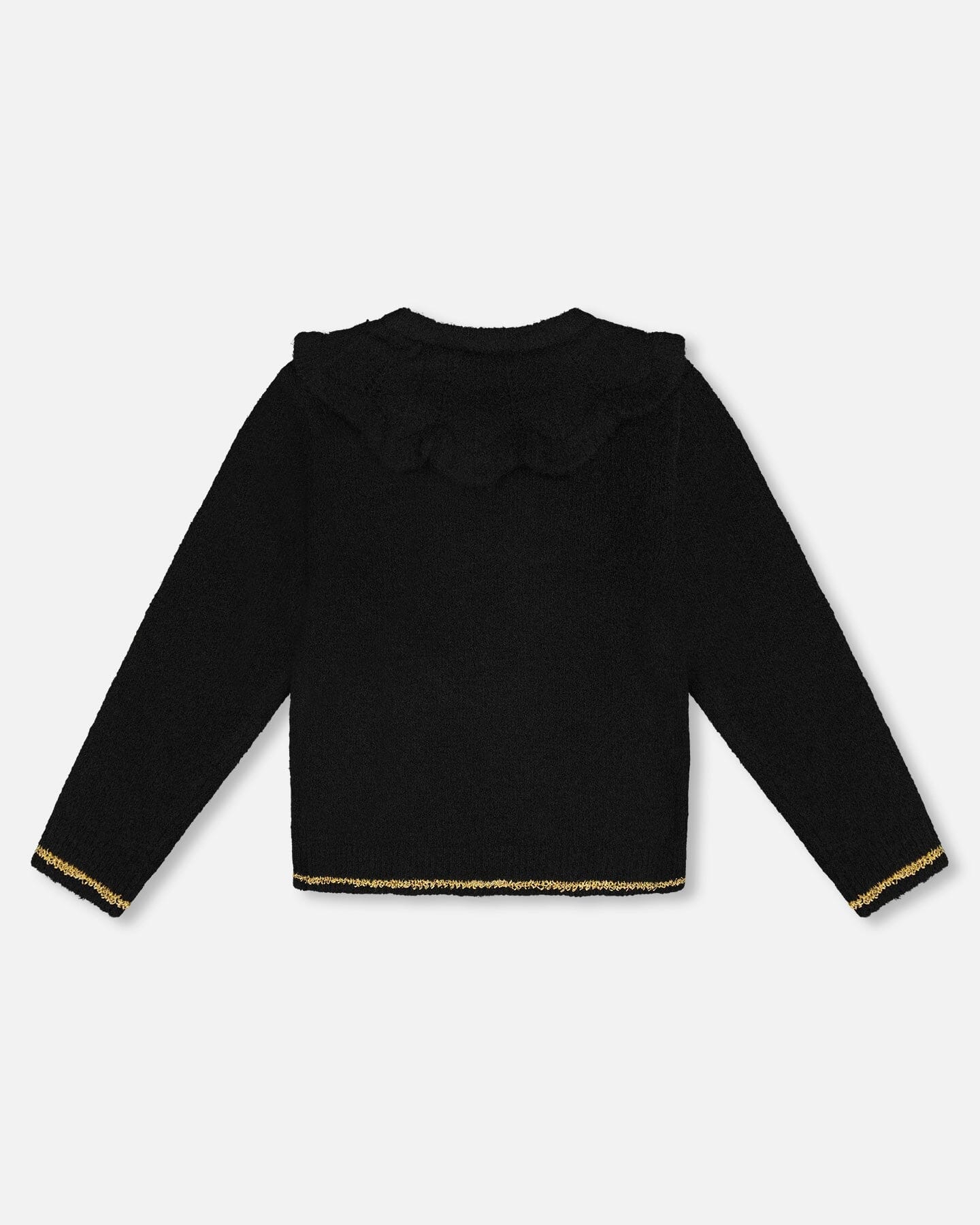 Gilet en maille avec strass noir