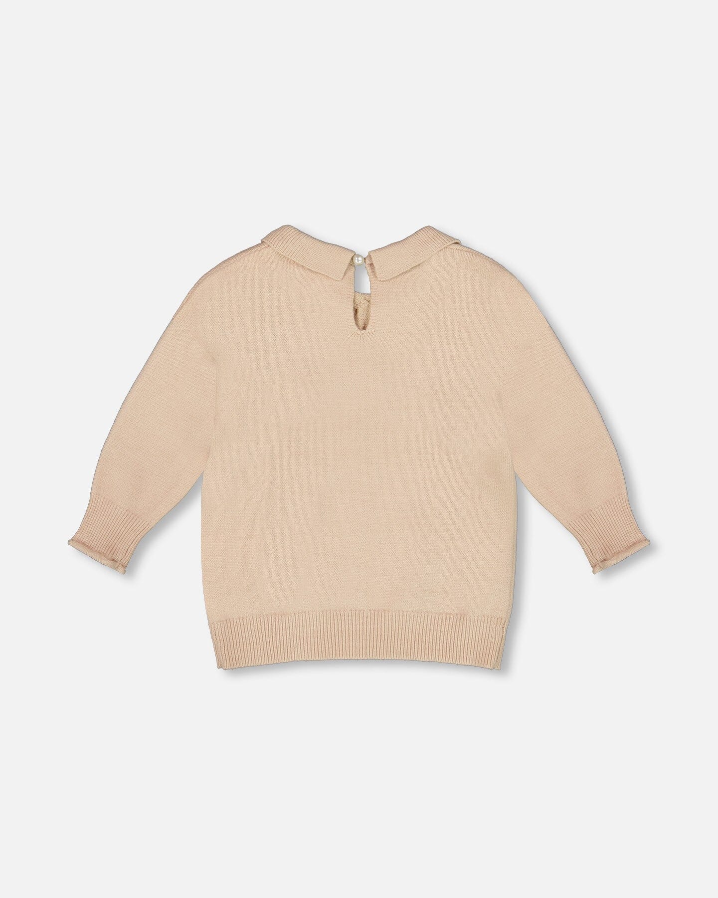 Pull en maille ¾ manches Beige
