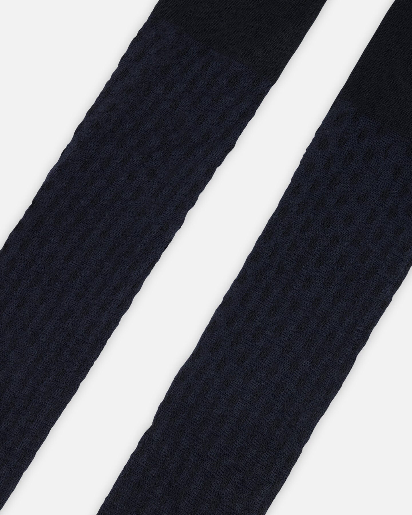 Collant tricoté bleu marine