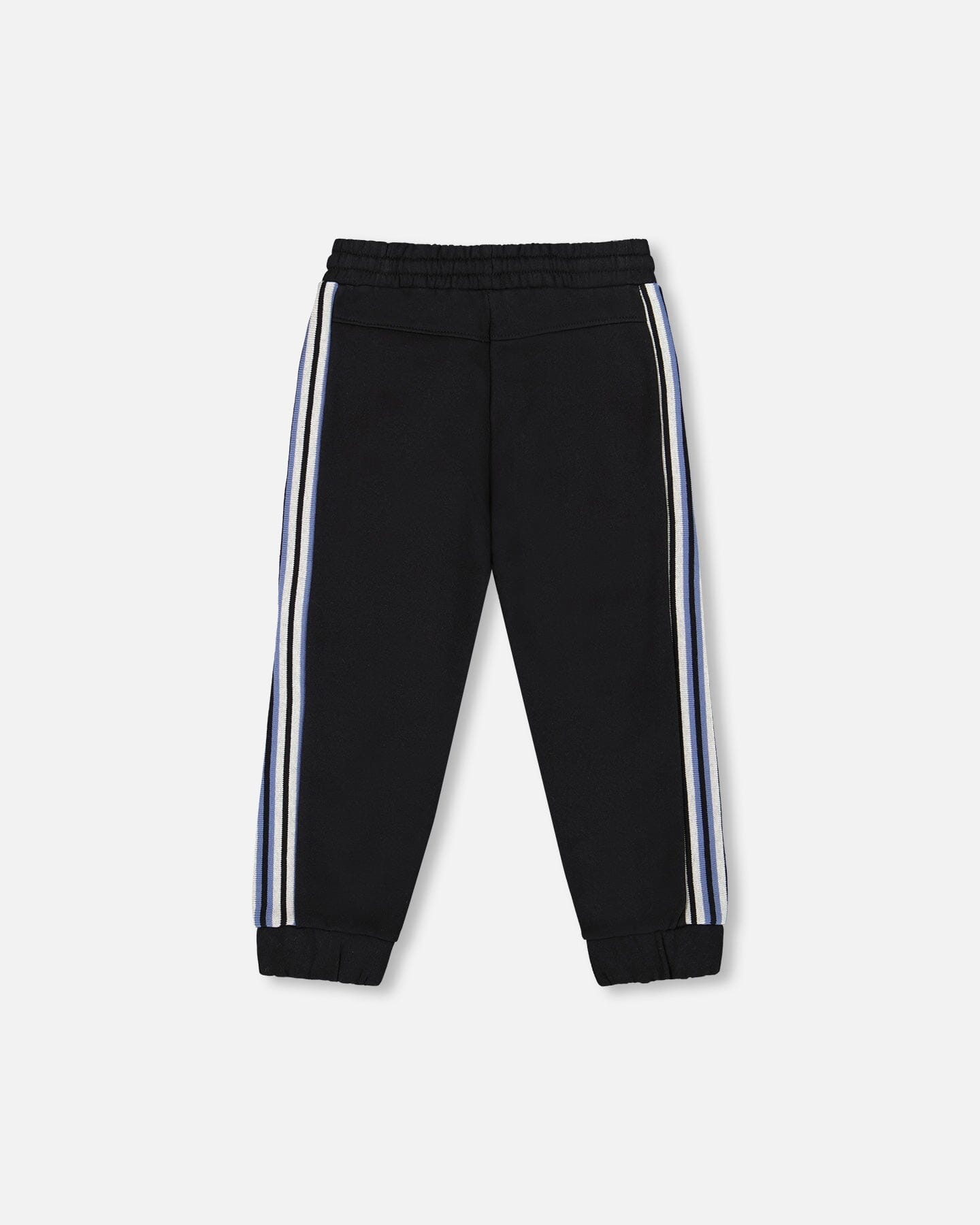 Pantalon de jogging polaire à rayures latérales Noir
