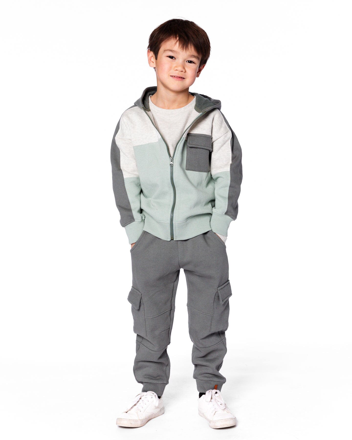 Fleece Sweatpants With Pockets Dark Gray