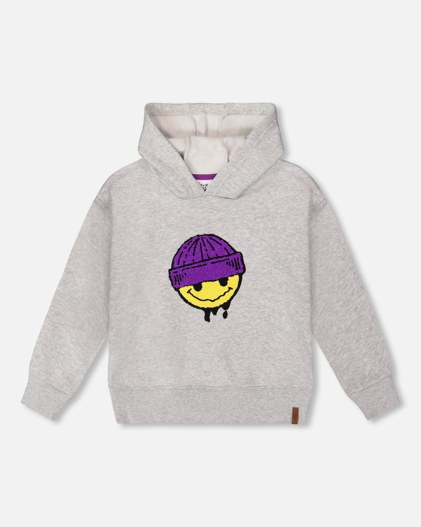 Pullover Fleece Hooded Sweatshirt Light Heather Gray