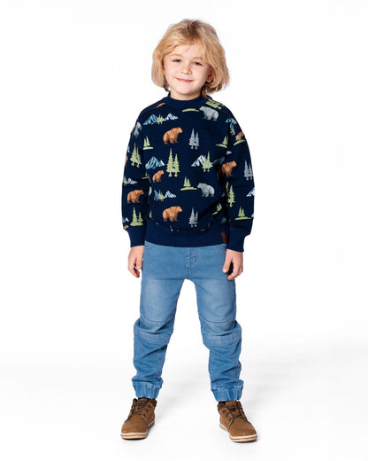 Molleton imprimé animal marine