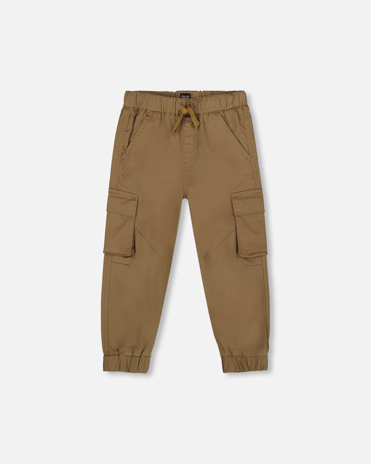Pantalon cargo en twill taupe