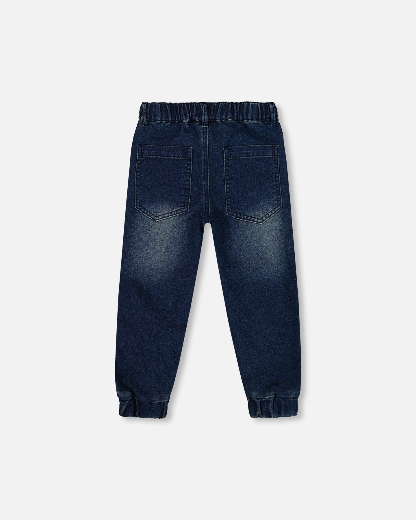 Pantalon de jogging en molleton éponge denim bleu foncé