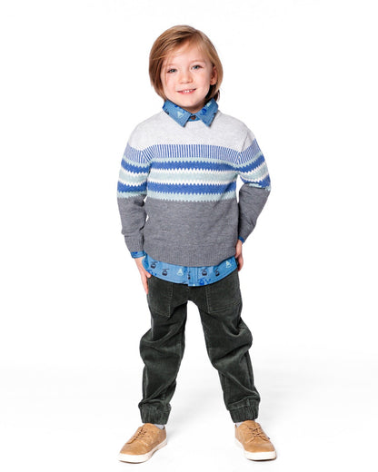 Pantalon de jogging en velours côtelé extensible vert forêt