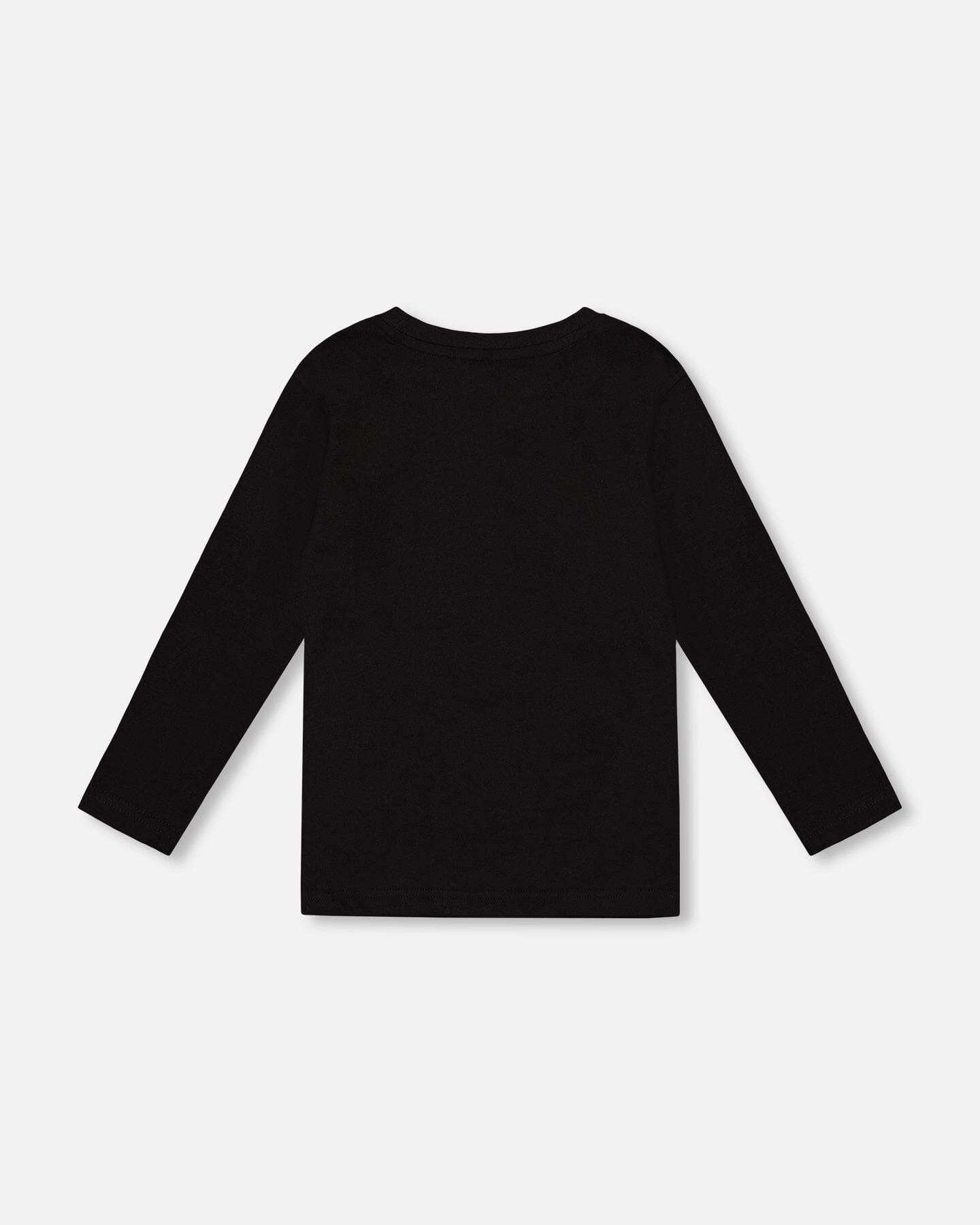 T-shirt en jersey de coton biologique avec poche Noir
