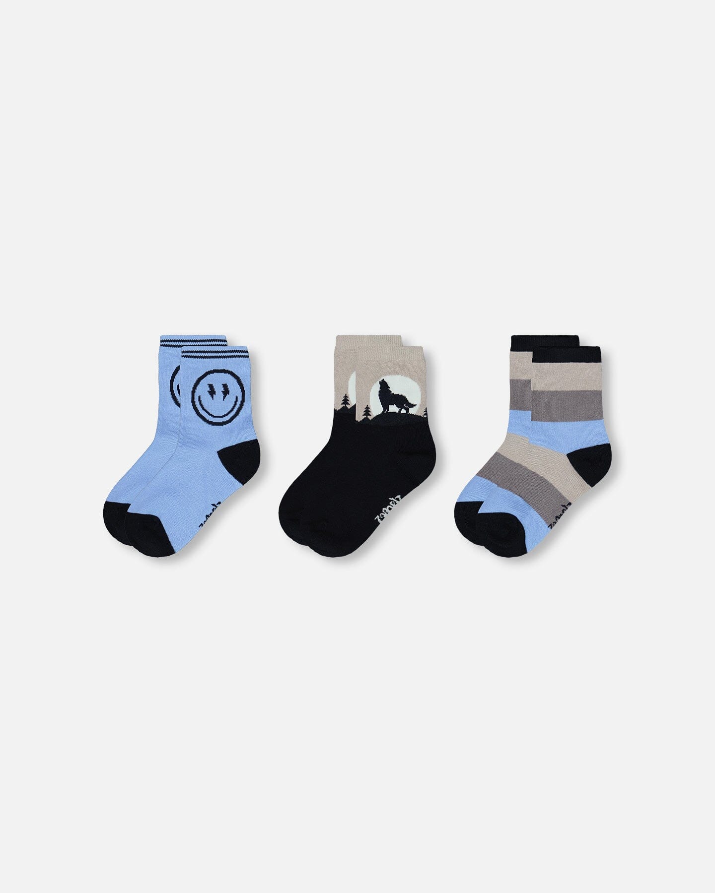 Lot de 3 paires de chaussettes en tricot bleu marine