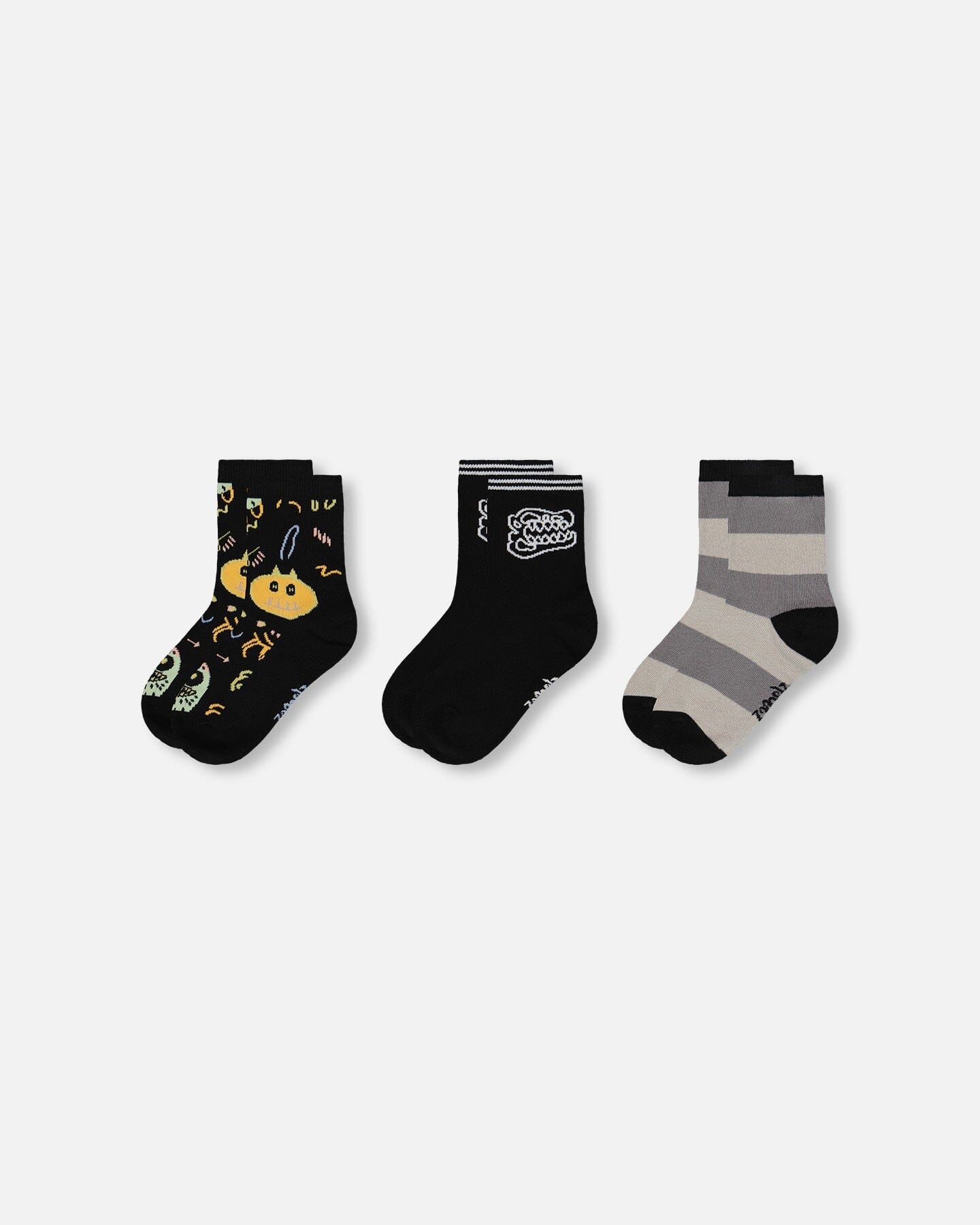 Lot de 3 paires de chaussettes en tricot noir