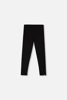 Super Soft Ribbed Leggings Black