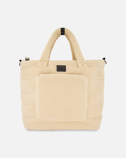 Diaper Bag With Changing Mat Light Beige